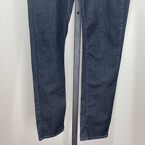 Paige Jeans Womens 27 blue denim skyline skinny designer preppy casual - Picture 3 of 9